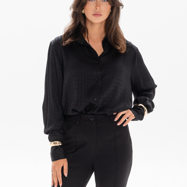 ŠILKO MARŠKINIAI / Classy Black