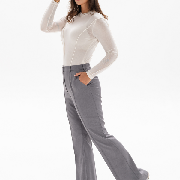 GABARDINO KELNĖS / Flared Grey